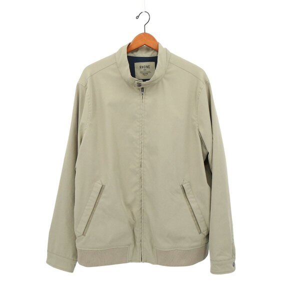 Rhone Harrington Zip Front Jacket in Khaki Beige 2XL XXL - Picture 1 of 8